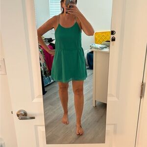 Naked Zebra Green Mini Dress